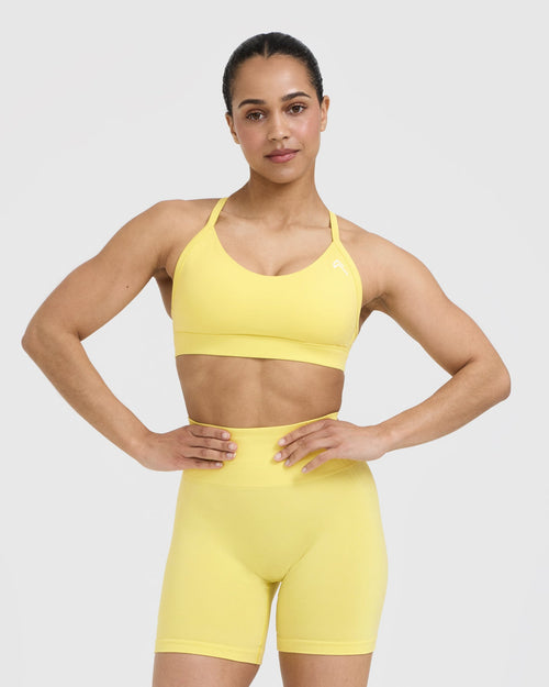 Oner Modal Everyday Sports Bra | Lemon Yellow