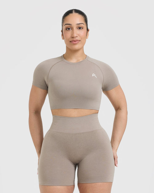 Oner Modal Go To Seamless Fitted Crop Top | Minky