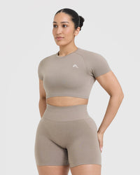 Go To Seamless Fitted Crop Top | Minky