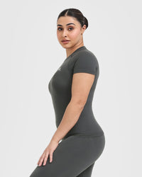 Go To Seamless Fitted Top | Coal