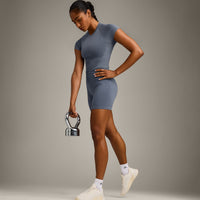 Oner Seamless Fitted Top | Dark Granite Blue
