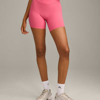 UnifiedMove™ Wrap Shorts 6" with Reflective Logo | Hot Girl Pink