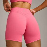UnifiedMove™ Wrap Shorts 6" with Reflective Logo | Hot Girl Pink