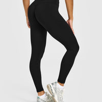 Unified High Waisted Pocket Leggings | Black