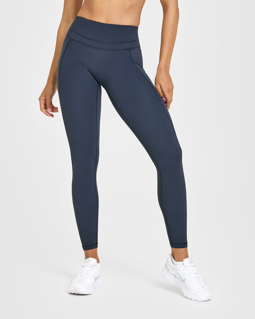 Oner Modal Unified High Waisted Pocket Leggings | True Blue