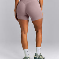 SoftMotion™ High Waisted Shorts 6" New Branding | Dusty Purple