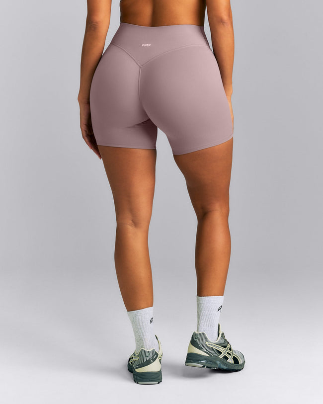 SoftMotion™ High Waisted Shorts 6" New Branding | Dusty Purple