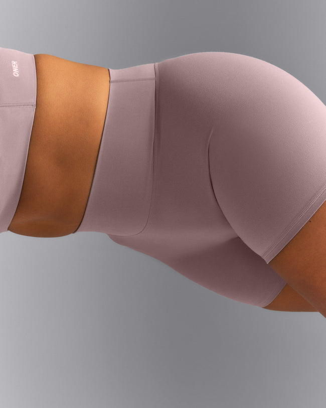 SoftMotion™ High Waisted Shorts 6" New Branding | Dusty Purple