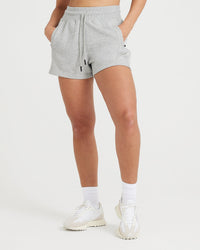 Classic Lounge Lightweight Shorts | Silver Marl