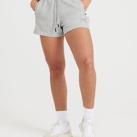 Classic Lounge Lightweight Shorts | Silver Marl