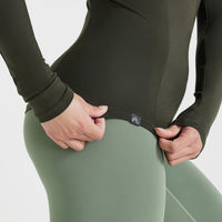 Mellow™ Soft Long Sleeve Top | Khaki