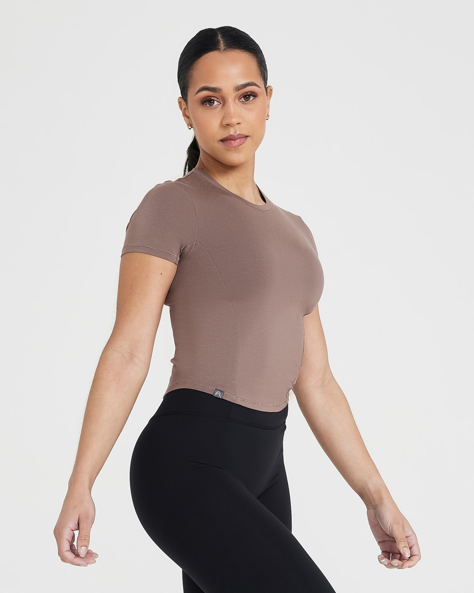 Mellow™ Soft Mid Short Sleeve T-Shirt | Cool Brown