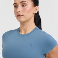 Cotton Icon Baby T-Shirt | Moonstone Blue