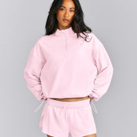 AirMove™ 1/2 Zip Jacket with Bonding | Soft Girl Pink
