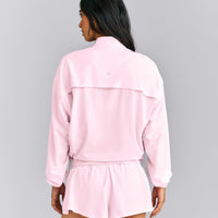 AirMove™ 1/2 Zip Jacket with Bonding | Soft Girl Pink
