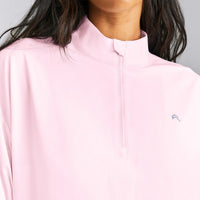 AirMove™ 1/2 Zip Jacket with Bonding | Soft Girl Pink