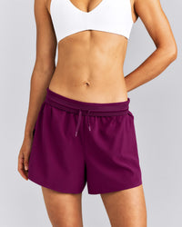 AirMove™ Lined Pocket Shorts 4" | Ripe Fig