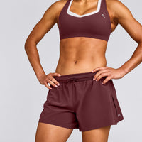 AirMove™ Lined Shorts 4" with Pocket | Velvet Mocha