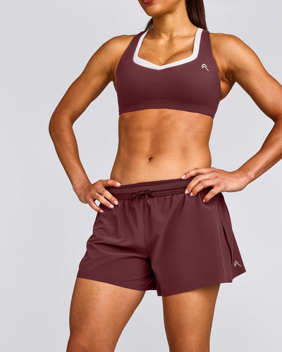 AirMove™ Lined Shorts 4" with Pocket | Velvet Mocha