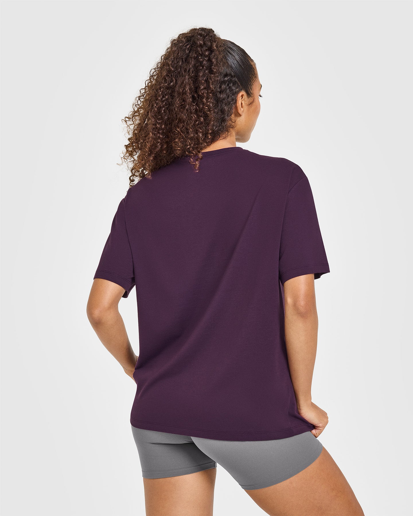 Classic Oversized Lightweight T-Shirt | Blackberry Purple
