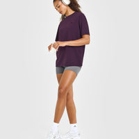 Classic Oversized Lightweight T-Shirt | Blackberry Purple