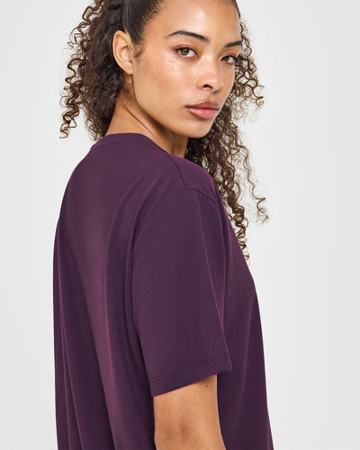Classic Oversized Lightweight T-Shirt | Blackberry Purple