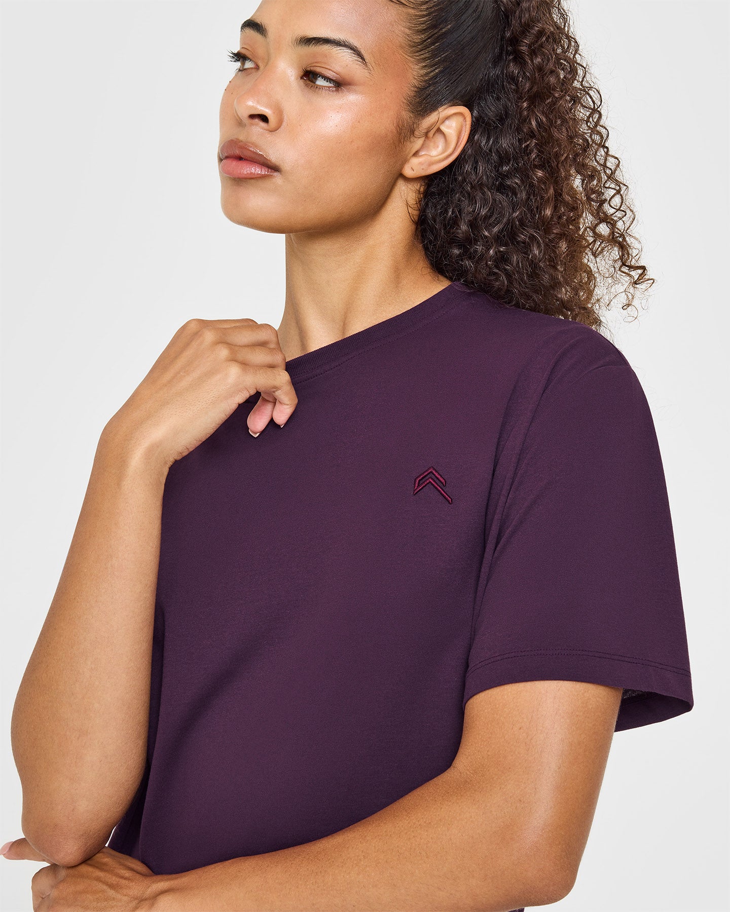 Classic Oversized Lightweight T-Shirt | Blackberry Purple