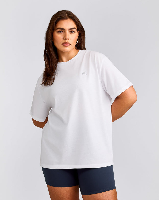Classic Oversized Lightweight T-Shirt | White