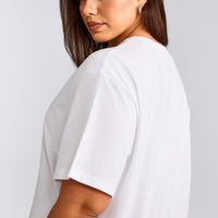 Classic Oversized Lightweight T-Shirt | White