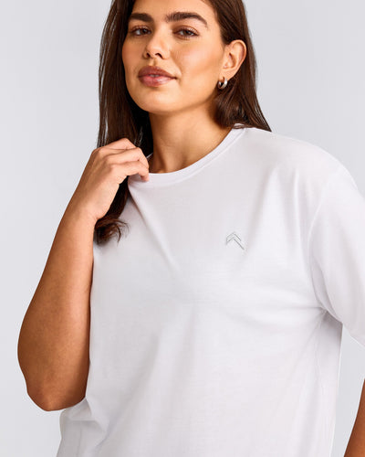 Classic Oversized Lightweight T-Shirt | White