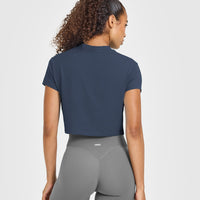 Cotton Relaxed T-Shirt | True Blue