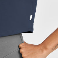 Cotton Relaxed T-Shirt | True Blue