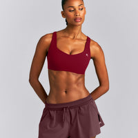 EasyLift™ Cross Back Sports Bra New Branding | Ruby Red