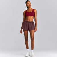 EasyLift™ Cross Back Sports Bra New Branding | Ruby Red