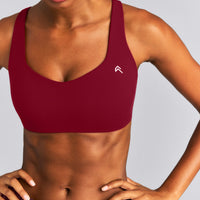 EasyLift™ Cross Back Sports Bra New Branding | Ruby Red