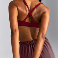EasyLift™ Cross Back Sports Bra New Branding | Ruby Red