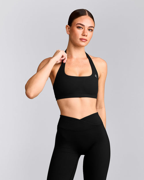 EasyLift™ Halter Bralette | Black