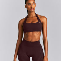 EasyLift™ Halter Bralette New Branding | Plum Brown