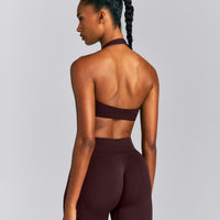 EasyLift™ Halter Bralette New Branding | Plum Brown