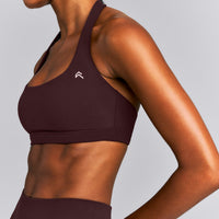 EasyLift™ Halter Bralette New Branding | Plum Brown