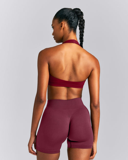 EasyLift™ Halter Bralette | Ruby Red
