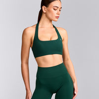 EasyLift™ Halter Bralette | Racing Green