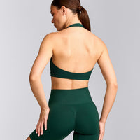 EasyLift™ Halter Bralette | Racing Green