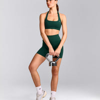 EasyLift™ Halter Bralette | Racing Green