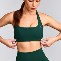 EasyLift™ Halter Bralette | Racing Green