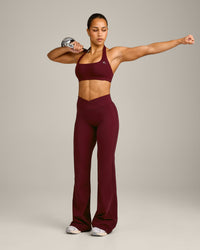 EasyLift™ Halter Bralette with Grey Logo | Rosewood