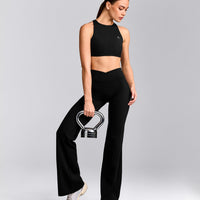 EasyLift™ High Neck Sports Bra | Black