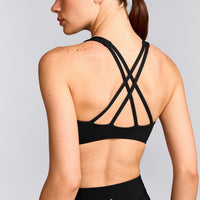 EasyLift™ High Neck Sports Bra | Black