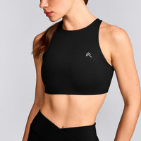 EasyLift™ High Neck Sports Bra | Black