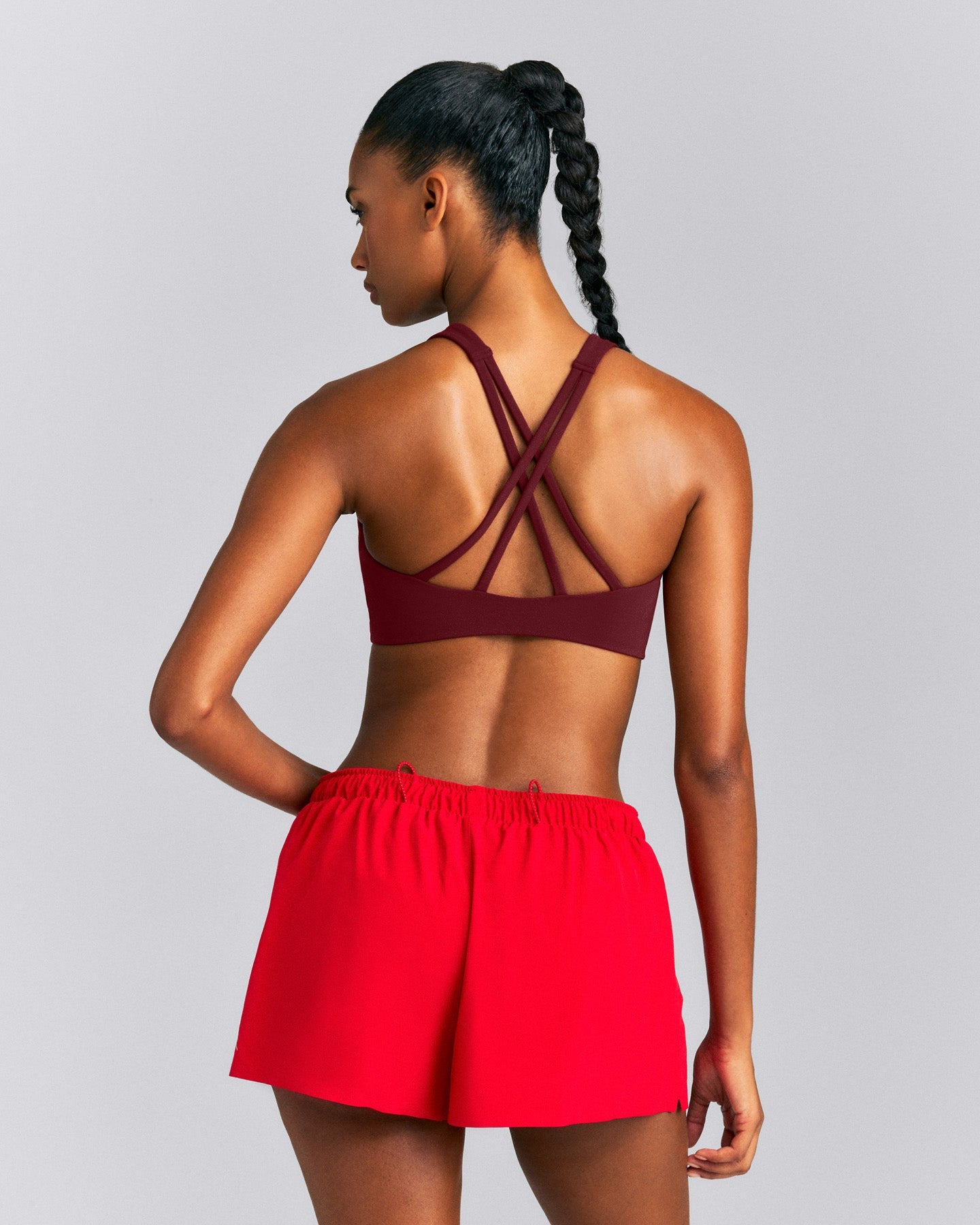 EasyLift™ High Neck Sports Bra New Branding | Rosewood